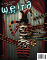 The cover of Weird Tales #350